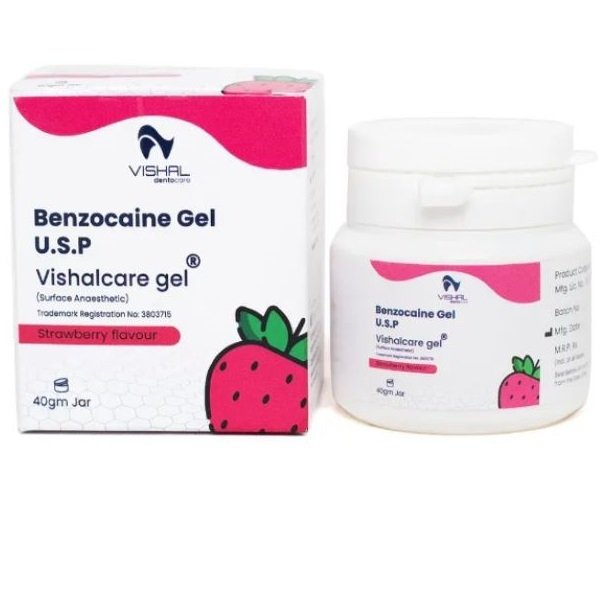 Anaesthetic Gel (40g) Vishal Care ( Strawberry) product image