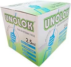 HMD Unolok 2.5ml Syringe with Needle - 26G (Pack of 100) thumbnail 2