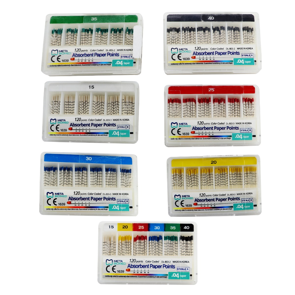 Diadent Absorbent Paper Points - 4% Taper by Diadent — buy wholesale in Hyderabad