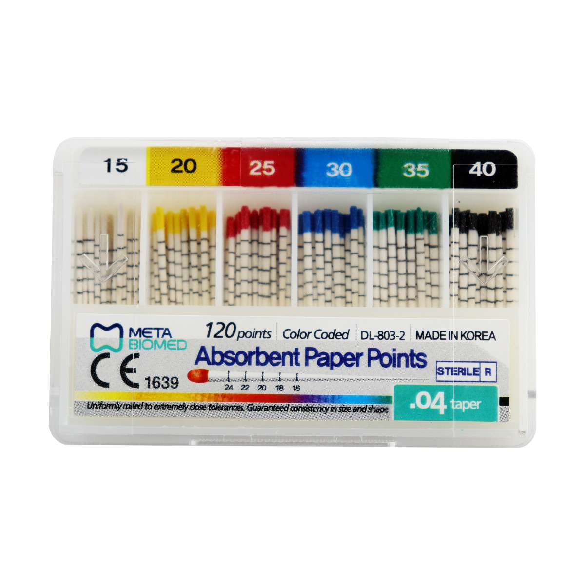Diadent Absorbent Paper Points - 4% Taper thumbnail 2