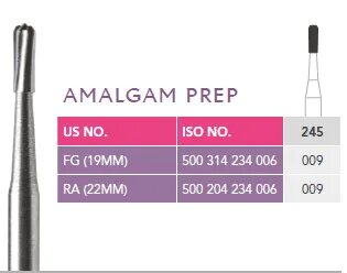 SS White Carbide Bur FG - 245 by SS White — buy wholesale in Hyderabad